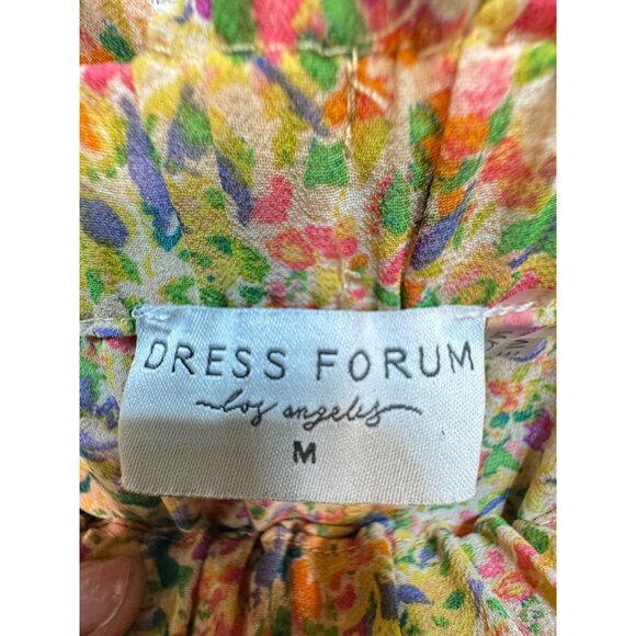 Dress Forum Los Angeles Womens Casual Floral Skort Lightweight Size M Multicolor - Picture 3 of 11